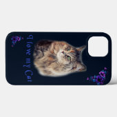 Ik hou van mijn kat Case-Mate iPhone case (Achterkant (horizontaal))