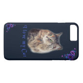Ik hou van mijn kat Case-Mate iPhone case (Achterkant (Horizontaal))