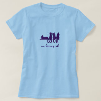 Ik hou van mijn kat! Dames Baby T-shirt Doll
