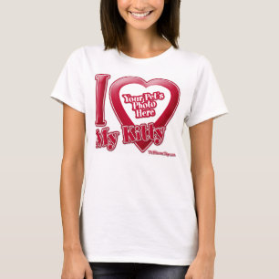 Ik hou van mijn Kat - Foto T-shirt