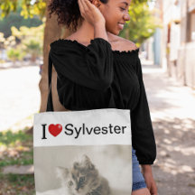 Ik hou van mijn kat gepersonaliseerde foto 