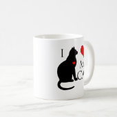 Ik hou van mijn kat koffiemok (Voorkant rechts)