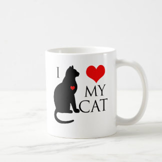 Ik hou van mijn kat koffiemok
