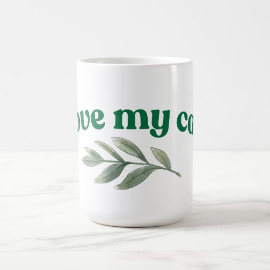 Ik hou van mijn kat koffiemok (Center)