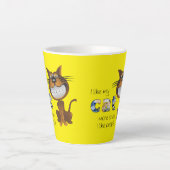 Ik hou van mijn kat latte mok (Voorkant)