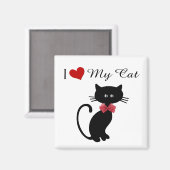 Ik hou van mijn kat magneet (Voorkant / Achterkant)