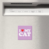 Ik hou van mijn kat magneet (Insitu (Vaatwasser))
