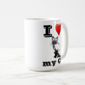 Ik hou van mijn kat-Mok Koffiemok (Voorkant rechts)