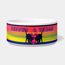 Ik hou van mijn kat of kat Abstracte kleuren