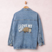Ik hou van mijn kat Opossum Denim Jacket (Hangar)