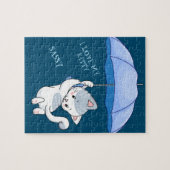 "Ik hou van mijn KAT" puzzel met de naam huisdiere (Horizontaal)