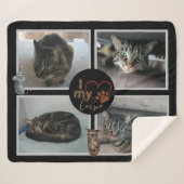 Ik hou van mijn kat sherpa deken (Voorkant (horizontaal))