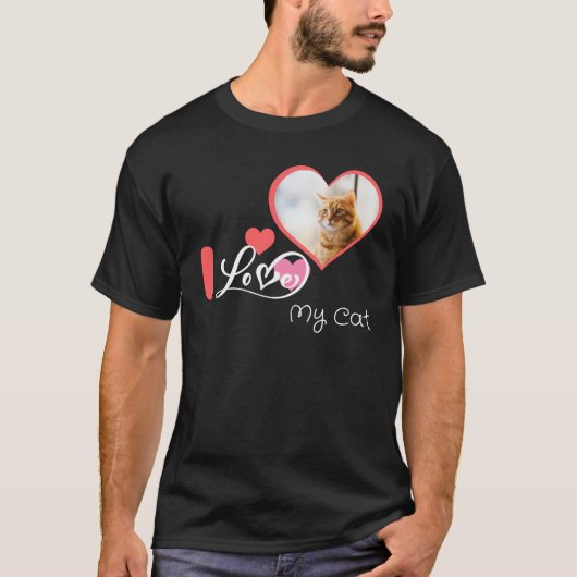 Ik hou van mijn kat shirt (Voorkant)