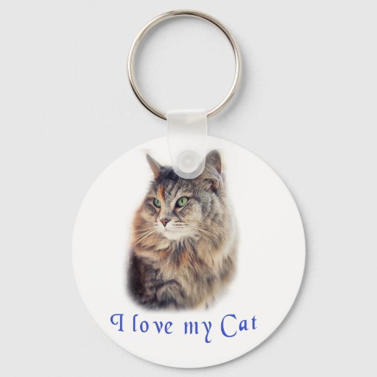 Ik hou van mijn kat sleutelhanger (Voorkant)