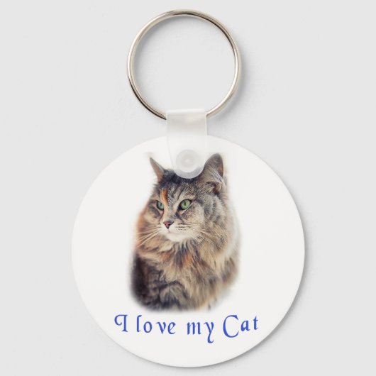 Ik hou van mijn kat sleutelhanger (Voorkant)
