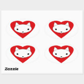 Ik hou van mijn kat stickers (Vel)