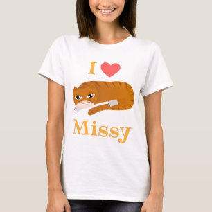 Ik hou van mijn kat t-shirt