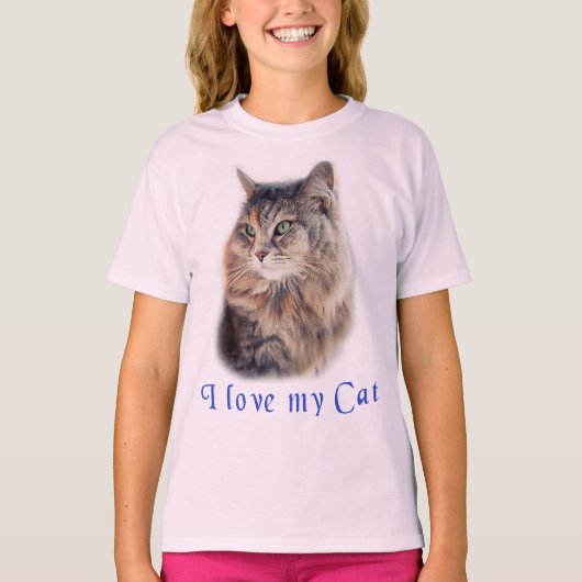 Ik hou van mijn kat t-shirt (Voorkant)