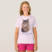 Ik hou van mijn kat t-shirt (Voorkant volledig)