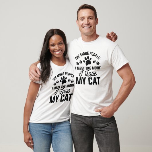 Ik hou van mijn kat t-shirt (Unisex)