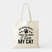 Ik hou van mijn kat tote bag (Achterkant)