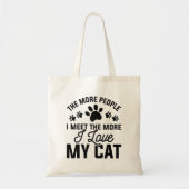 Ik hou van mijn kat tote bag (Voorkant)