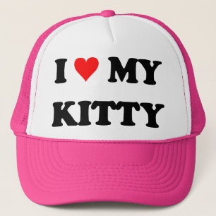 Ik hou van mijn Kat Trucker Pet