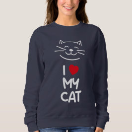 Ik hou van mijn kat trui