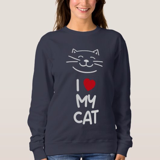 Ik hou van mijn kat trui (Voorkant)