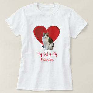 Ik hou van mijn kat / Valentijnsdag T-shirt