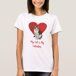 Ik hou van mijn kat / Valentijnsdag T-shirt