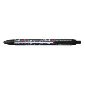 Ik hou van mijn kat zwarte inkt pen (Achterkant)