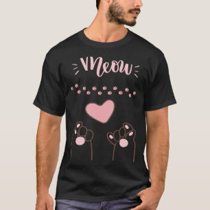 ik hou van mijn katkat kattepoot kattepoen pap mea t-shirt