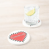 Ik hou van mijn katten zandsteen onderzetter (Zijkant)