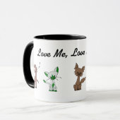 Ik hou van mijn kattenkoffie Mok (Voorkant links)