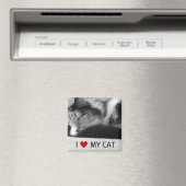 Ik hou van mijn kattenmagneet magneet (Insitu (Vaatwasser))