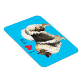 Ik hou van mijn Keeshond Magneet (Rechterzijde)