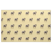 Ik hou van mijn keeshond stof (Fat Quarter)