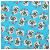 Ik hou van mijn Keeshond Stof (Swatch)