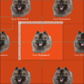 Ik hou van mijn keeshond stof (Delen)