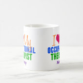 Ik hou van mijn keizersoneel monogram koffiemok (Center)