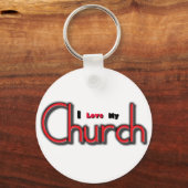 Ik hou van mijn kerk sleutelhanger (Voorkant)