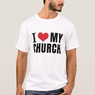 IK HOU VAN MIJN KERK T-SHIRT