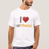 Ik hou van mijn kerk t-shirt (Voorkant)
