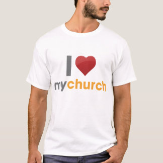Ik hou van mijn kerk t-shirt