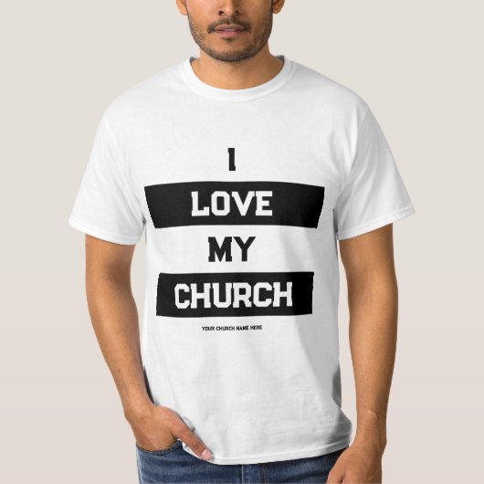 Ik hou van mijn kerk T-shirt (Voorkant)