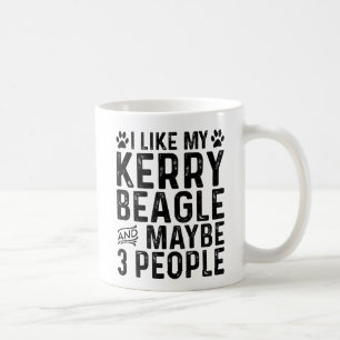 Ik Hou Van Mijn Kerry Beagle En 3 Mensen Koffiemok
