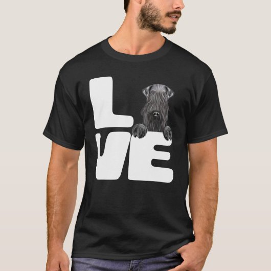 Ik hou van mijn Kerry Blue Terrier Dog T-shirt (Voorkant)