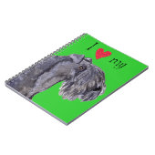 Ik hou van mijn Kerry Blue Terrier Notitieboek (Linkerzijde)