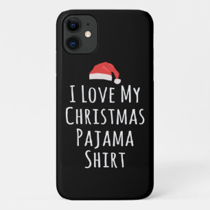 Ik hou van mijn kerstpajama-Shirt Case-Mate iPhone Case